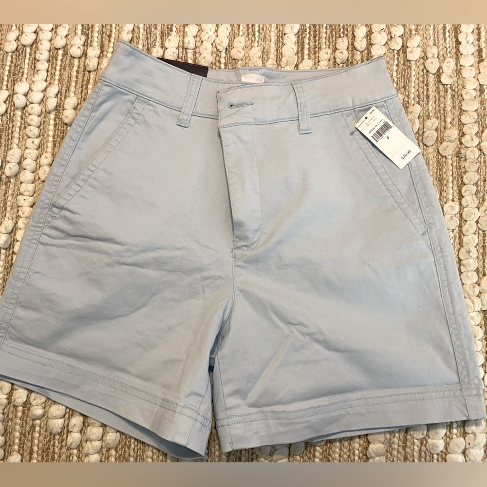 GAP girlfriend khakis in baby blue NWT sz 0
